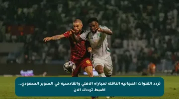 تردد القنوات المجانية الناقلة لمباراة الأهلي والقادسية في السوبر السعودي.. اضبط ترددك الآن